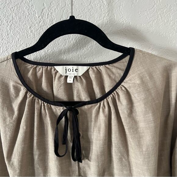 Joie Hazel Button Front Cotton Blouse - Picture 4 of 7